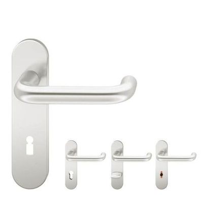 FSB 1070 Kurzschildgarnitur Alu natur Türbeschlag Türgriff