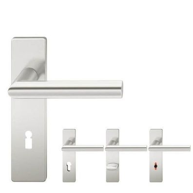 FSB 1076 Kurzschildgarnitur Alu natur Türbeschlag Türgriff