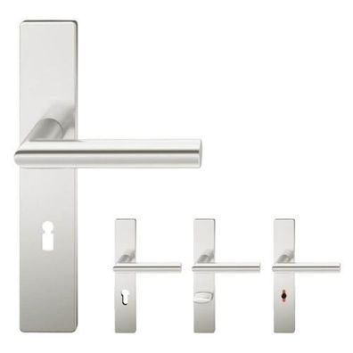 FSB 1076 Langschildgarnitur Alu natur Türbeschlag Türgriff