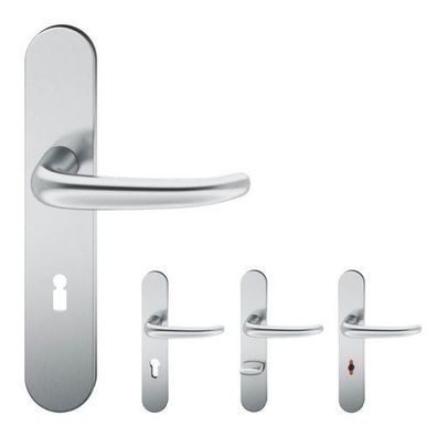 FSB 1023 Langschildgarnitur Edelstahl matt Türgriff Türklinke