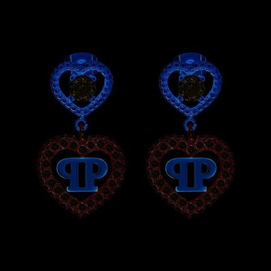 Philipp Plein - PJZEA03EU - Ohrstecker - Damen - PLEIN ROCKED HEART