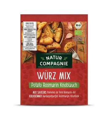 3x Natur Compagnie Würz Mix Potato Fix Rosmarin Knoblauch 35g