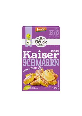 3x Bauck Mühle Dinkel Kaiserschmarrn Demeter 160g