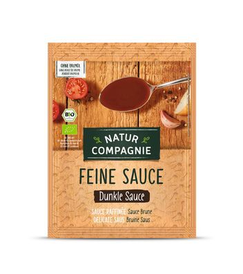 3x Natur Compagnie Feine Sauce - Dunkle Sauce 21g