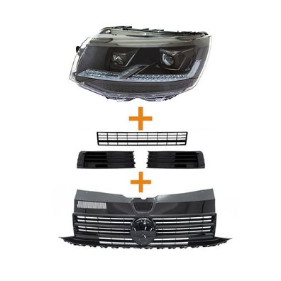 Bundle - Voll LED "Specialized" Tagfahrlicht Scheinwerfer mit LED-Blinker - Black Edi