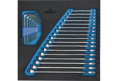 GEDORE Werkzeugmodul 1500 CT2-7 25-teilig 2/3-Modul Ringmaul- / Stiftschlüssel