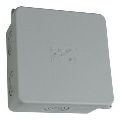 Abzweigkasten 80x80x40 6 + 2 IP65 Aufputz Abzweigdose Verbindungsdose 003. CS M-L