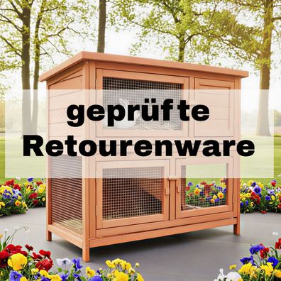 Hasenstall Kaninchenstall Stall 022 Mukkel