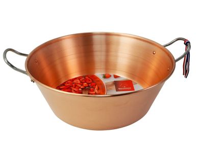 Baumalu" Marmeladentopf ø38 cm | 9 Liter | Kupfer & Edelstahl