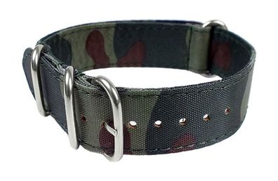 Minott Ersatzband Uhrenarmband Band Durchzugsband Nylon Camouflage 24102