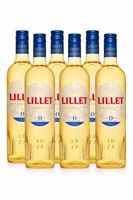 Lillet Blanc Alcohol Free 6er Set 6x 0,75L – alkoholfreier Aperitif auf Weinbas