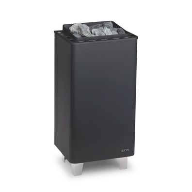 Eos Thermat 9 kW finnischer Saunaofen Elektrosaunaofen Standofen Anthrazit