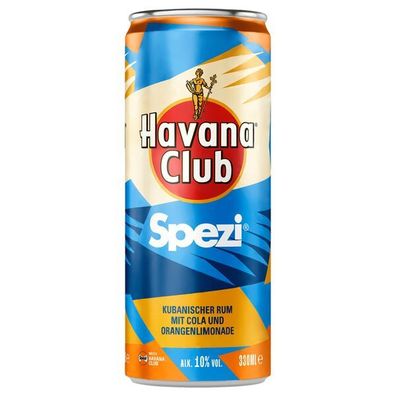 Havana Club Cuban Rum & Spezi 10% Vol 0,33 L Dose, 12er Pack (12x0,33 L)