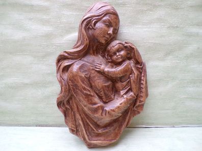 alte Madonna Maria Mutter & Kind 1940gr 36cm Material ? Religion Volkskunst