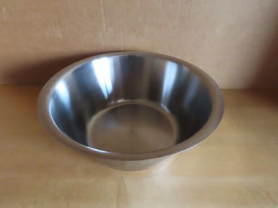 Schale Schüssel silbern Metall ca. 20 cm Ø und 7,8 cm H