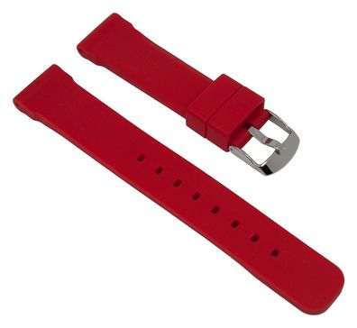 Uhrenarmband Herren Silikon rot Bonflair 27280S