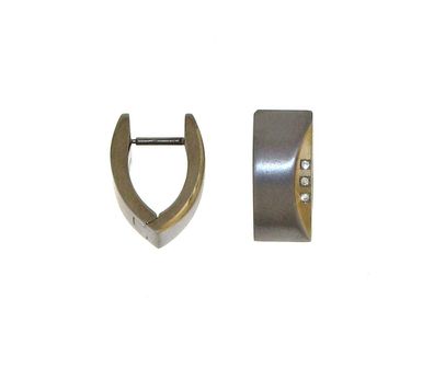 Boccia Creolen Titan Diamanten bicolor 05002-04