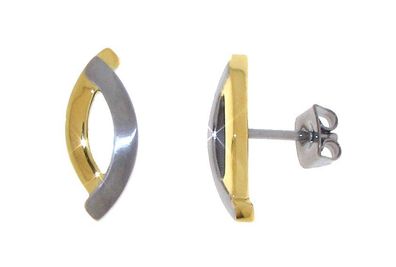 Boccia Titanohrstecker bicolor 0591-02