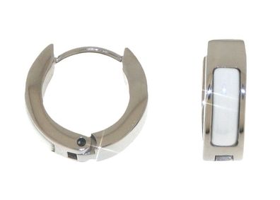 Boccia Titancreolen Ceramic weiß 0593-01