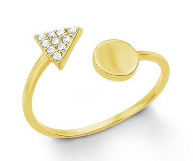 S. Oliver Silber Ring vergoldet 2012665