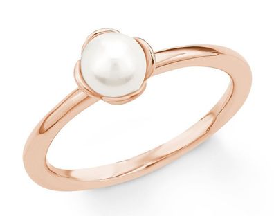 S. OliverSilber Ring rosévergoldet Zuchtperle 2018590