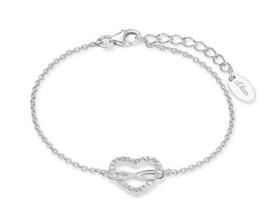 S. Oliver Silber Armband Herz Infinity 2020972 SOJ-0289-B-20
