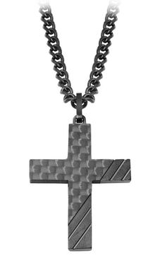 S. Oliver Edelstahl Halskette Kreuz 2022635