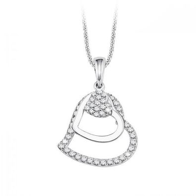S. Oliver Silber Kette Herz SOJ-0297-N-45