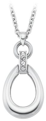 S. Oliver Edelstahl Halskette mit Swarovski Elements 2026192