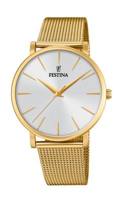 Festina Herrenuhr Classic Milanaiseband F20476/1