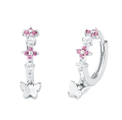 Prinzessin Lillifee Silber Creolen Schmetterling 2027893