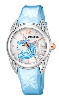 Calypso Kinderuhr K5734/B Einhorn hellblau