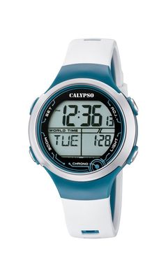 Calypso Digitaluhr weiß K5799 1