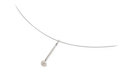 Boccia Titan Collier Süßwasserperle 08037-01