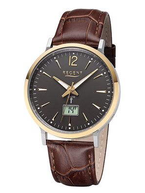 Regent Herren Funkuhr Leder FR-244