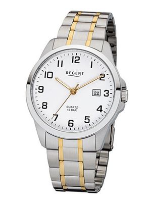 Regent Herrenarmbanduhr Edelstahl F-1014