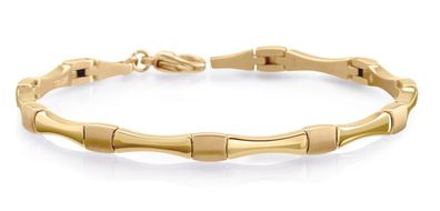 Boccia Titan Armband vergoldet 03037-03