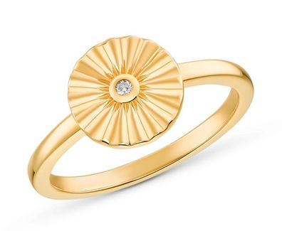 S. Oliver Silber Ring vergoldet 2031430