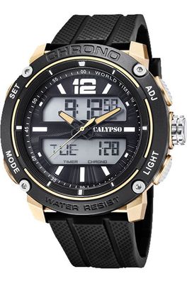 Calypso Herren Armbanduhr schwarz K5796 3