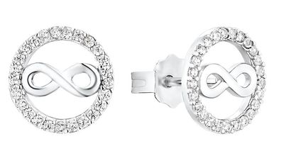 S. Oliver Silber Ohrringe Infinity 2032570