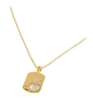 Prinzessin Lillifee Kette mit Anhänger vergoldete Platte mit Herz 2027943