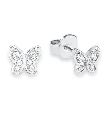 S. Oliver Silber Ohrringe Schmetterling 9233199