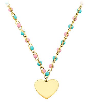 Prinzessin Lillifee Edelstahlkette vergoldet mit Herz-Anhänger 2033362