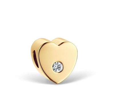 Bering Charm Herz MyHeart-2 vergoldet