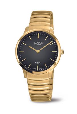 Boccia Damen Titan Uhr Royce concept goldfarben 3321-04