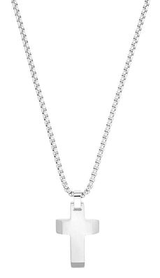 S. Oliver Herren Kette Edelstahl Kreuz 2033914