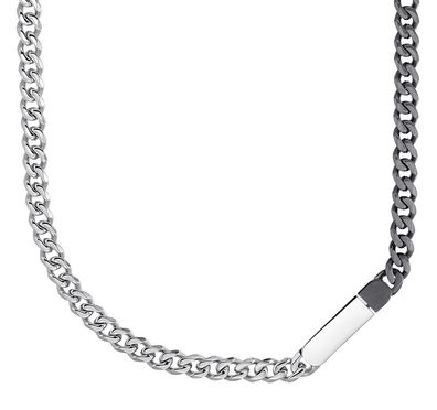 S. Oliver Kette Edelstahl IP gun 2033919