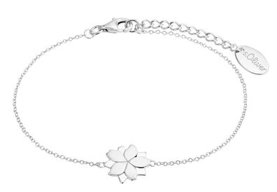 S. Oliver Damen Armband Silber Blüte 2034193