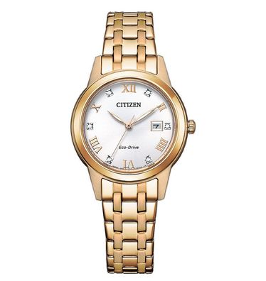 Citizen Damenuhr EcoDrive goldfarben FE1243-83A