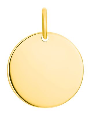 S. Oliver Silber Anhänger Gravurplatte vergoldet 2032940